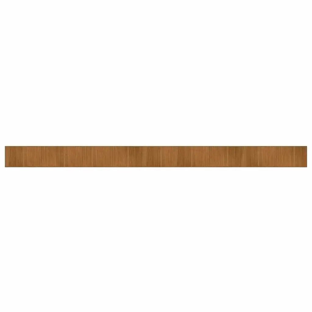 Tappeto Rettangolare Marrone 70x1000 cm in Bambù 376896