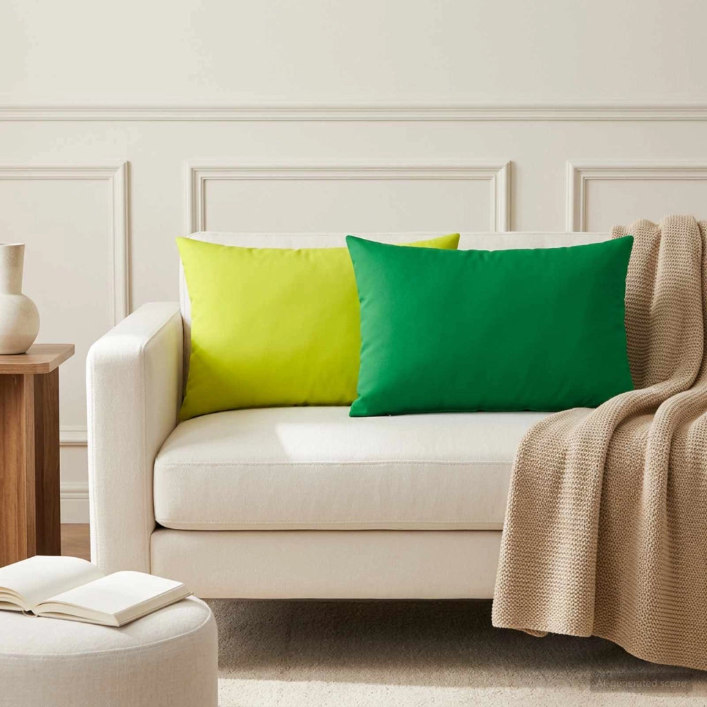 Cuscino con cuscino HEERLEN 6 pz Verde Poliestere 925110
