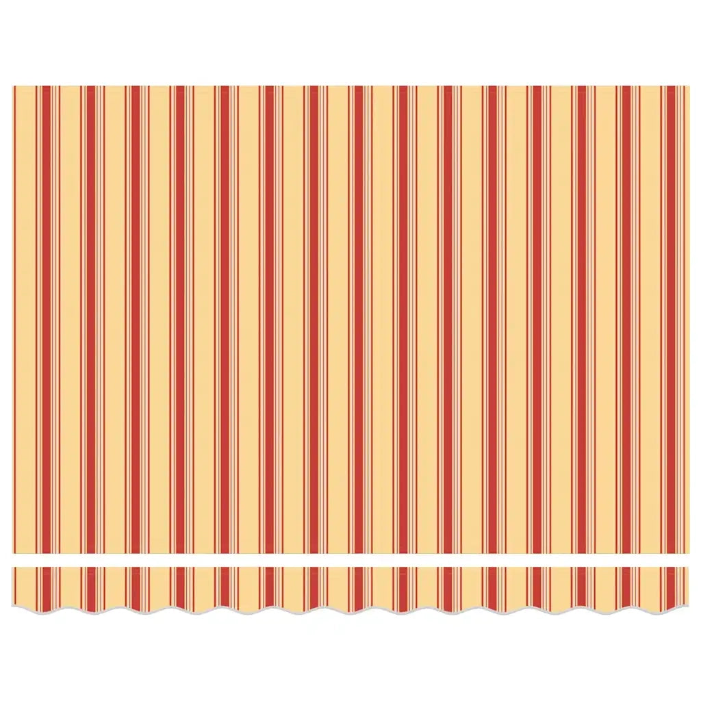 Tenda retrattile Giallo e Arancione 350 x 250 cm 3330251