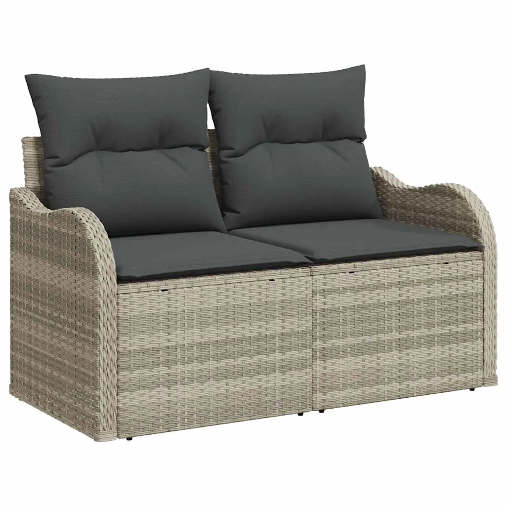 Set Divano da Giardino con cuscino 6 pcs Grigio chiaro 3357205