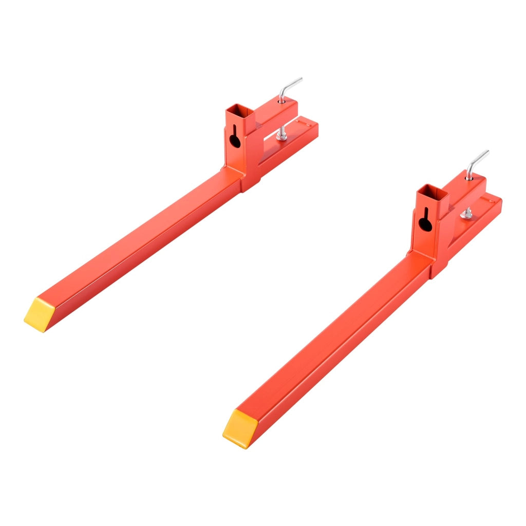 Forche per Pallet con Morsetto HC43-2-BKT da 907 kg Lunghezza 109 cm in Acciaio Robusto per Benna Trattore ad Attacco Rapido