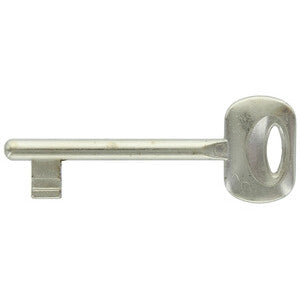 CHIAVE PATENT BONAITI NICHELATA N. 6- BONAITI SERRATURE- 10,0 pz