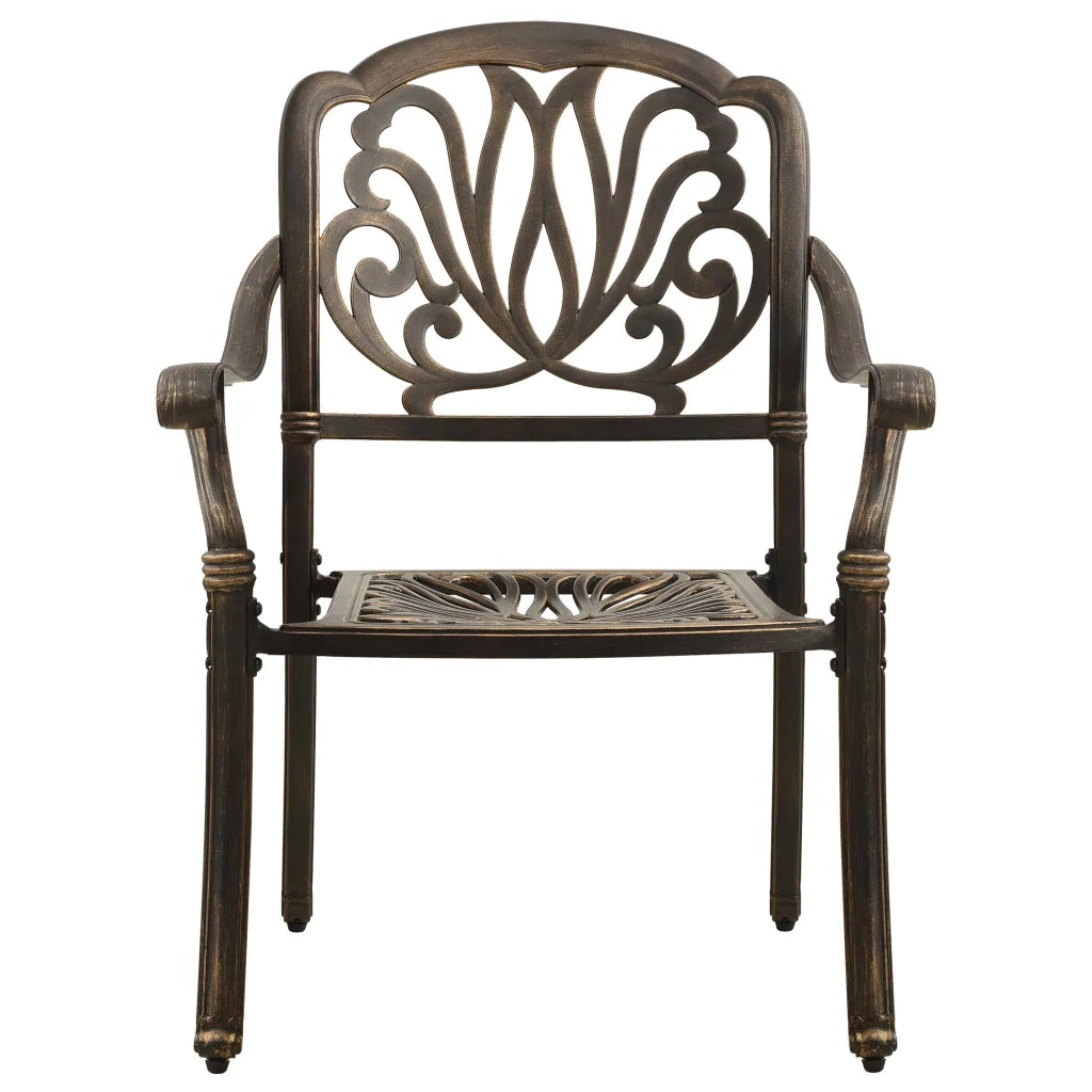 Set da Bistrot 3 pz in Alluminio Pressofuso Bronzo 3070571