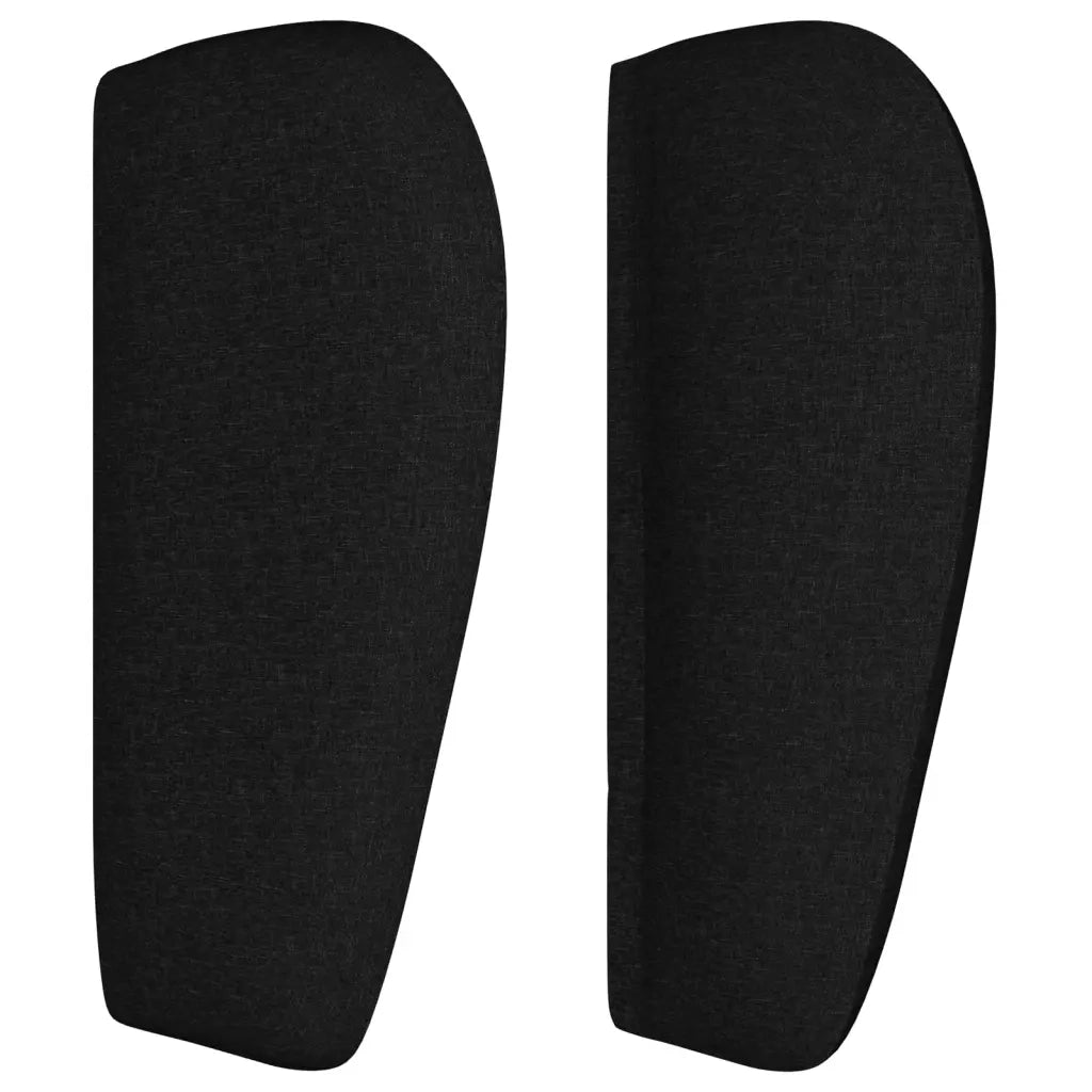 Testiera ad Orecchio Nera 147x23x78/88 cm in Velluto 3116914