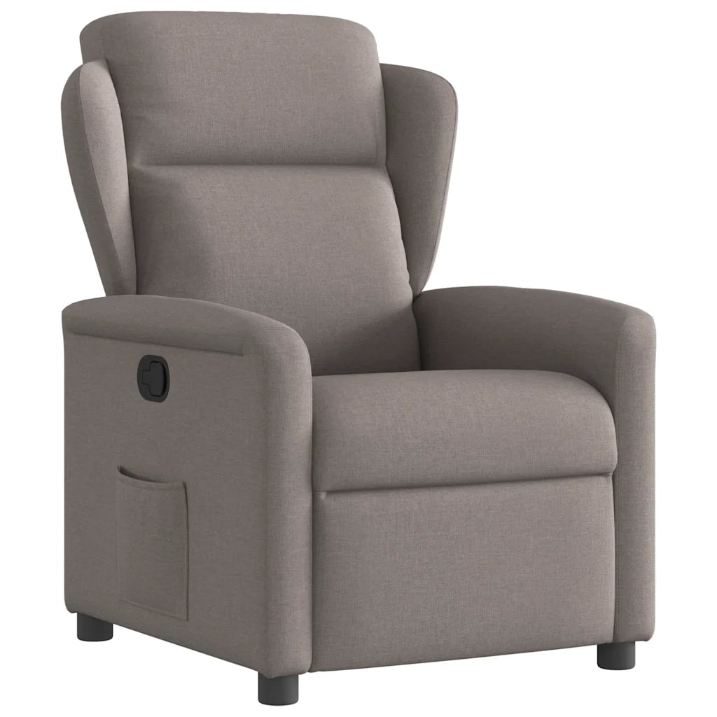 Poltrona Reclinabile in Tessuto Tortora 4015583