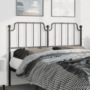 Testiera di Ricambio in Metallo Nero 150 cm 373921