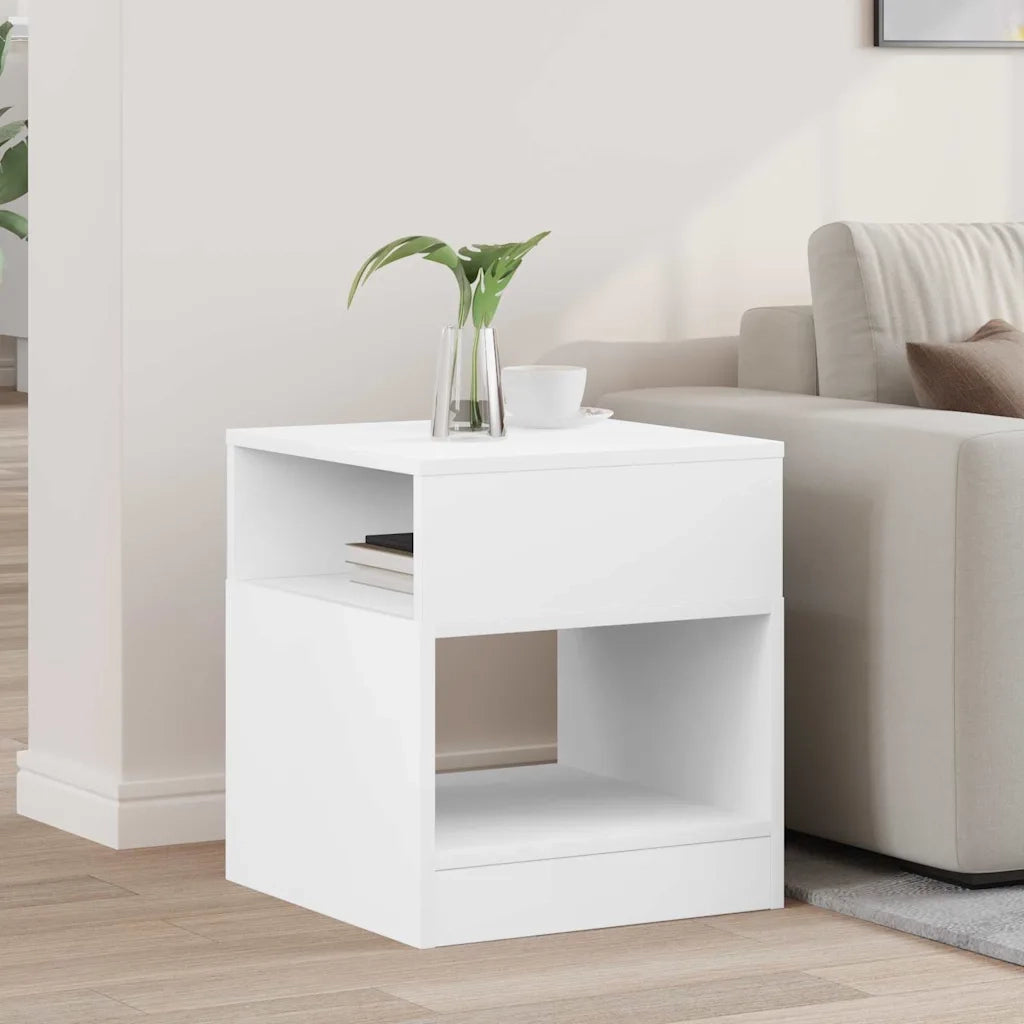 Tavolino Bianco 40,5 x 40 x 45 cm Legno ingegnerizzato 890912