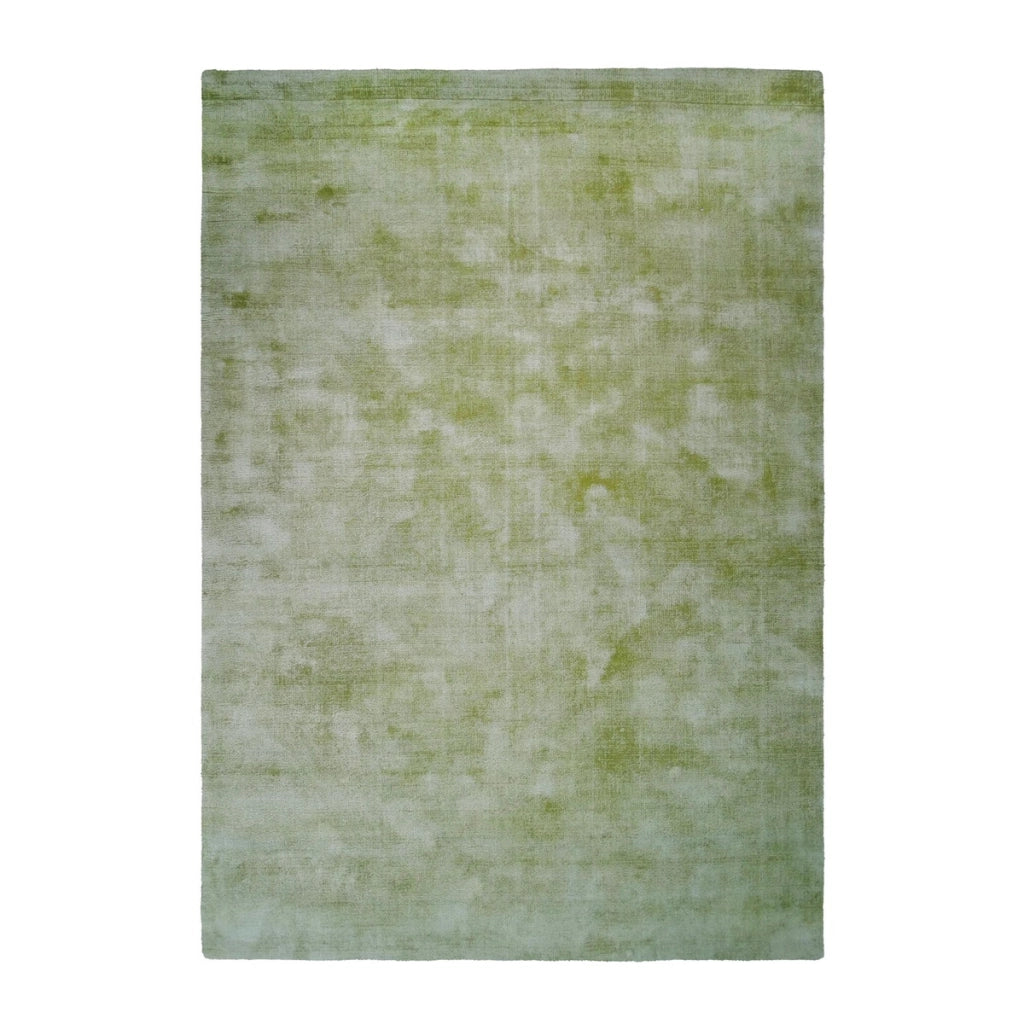 Tappeto di design Luxury 100 in viscosa verde nobile