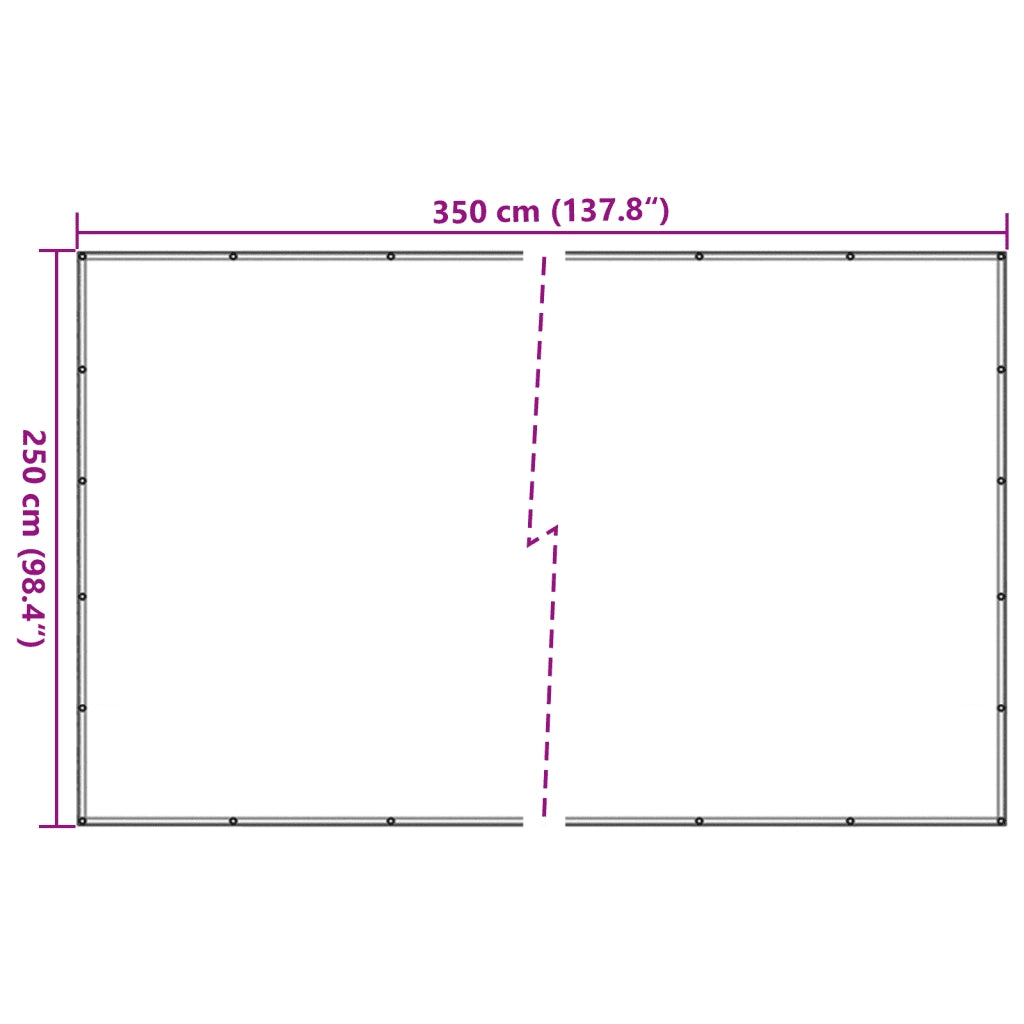 Rete per Rimorchio Verde 2,5x3,5 m HDPE 4002086