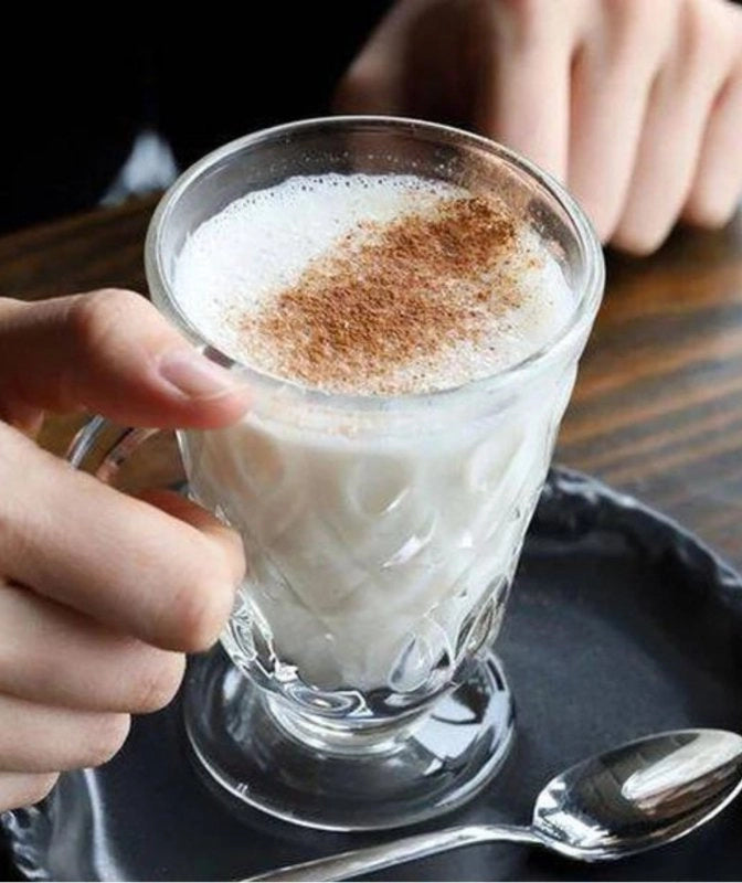 Bicchiere con manico La Rochere Lyonnais - Elegante bicchiere in vetro pressato