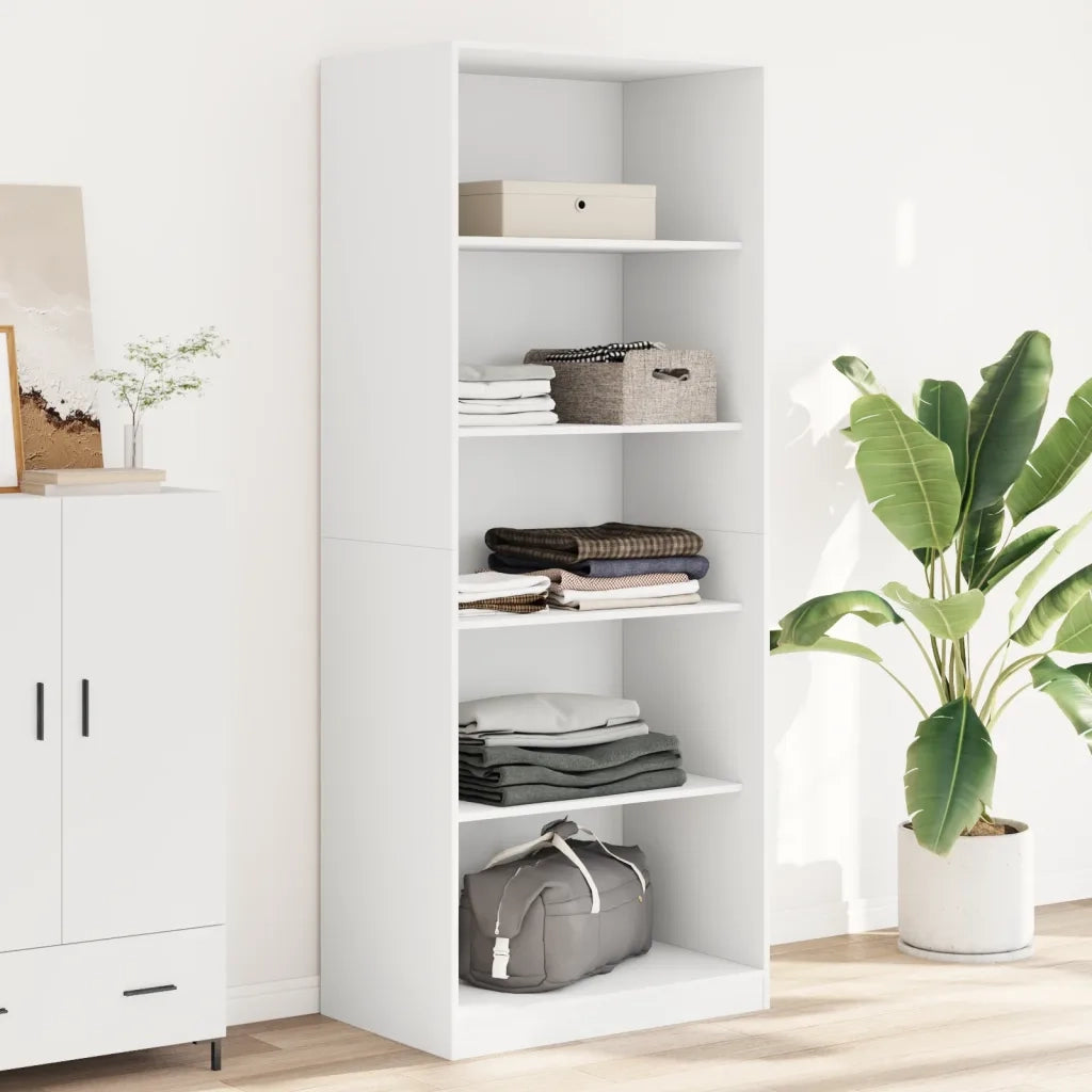 Armadio Bianco 80x50x200 cm in Legno tecnico