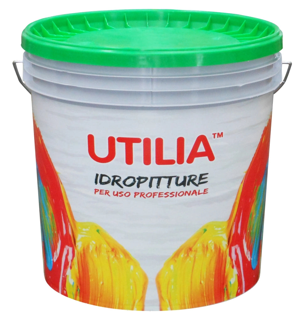 Utilia IDROPITTURA AL QUARZO LISCIO col. Bianco lt.14