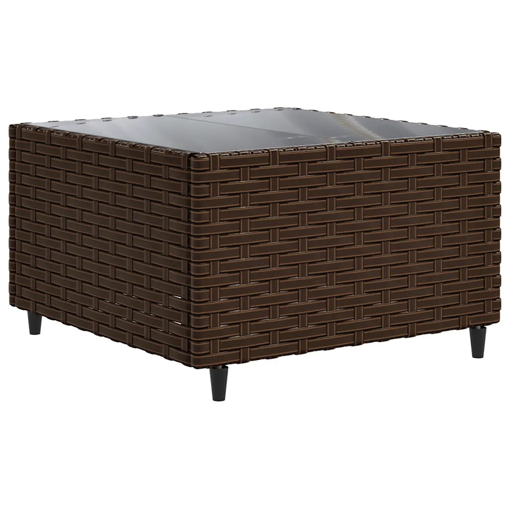Set Divani da Giardino 8 pz con Cuscini in Polyrattan Marrone 3308037