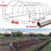 Struttura Serra Easy 4x8m tunnel ad archi
