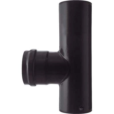 TUBO A TEE PELLET MMF NERO OPACO SAVE  CM 10 MMF