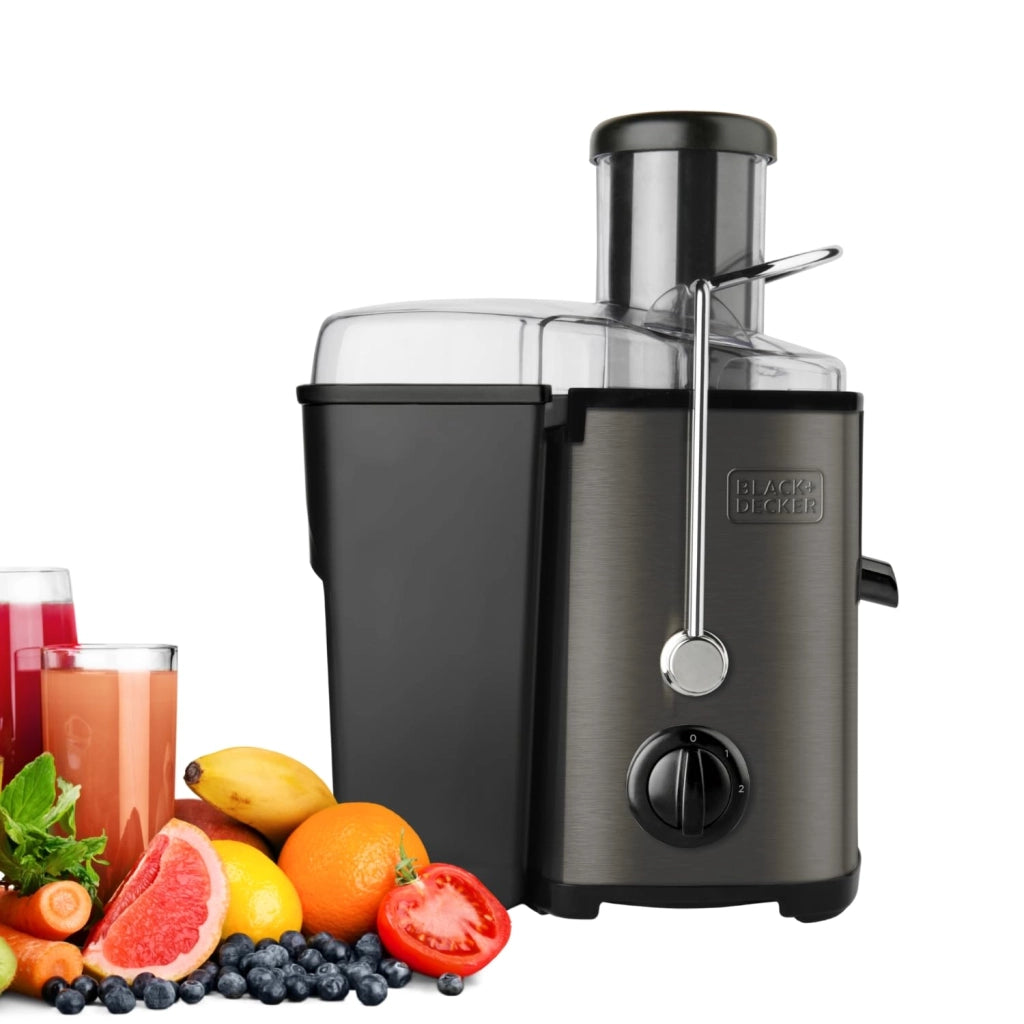 Estrattore di Succo a Freddo BXJE600E 600 W 1 2 L Black+Decker
