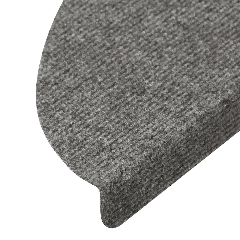 Tappetini Autoadesivi per Scale 10 pz | Gradini per Scale Grigi 56x17x3 cm