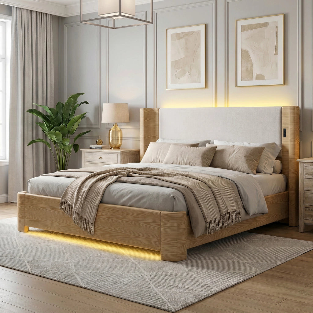 BL-536 Letto matrimoniale con contenitore a sollevamento a gas