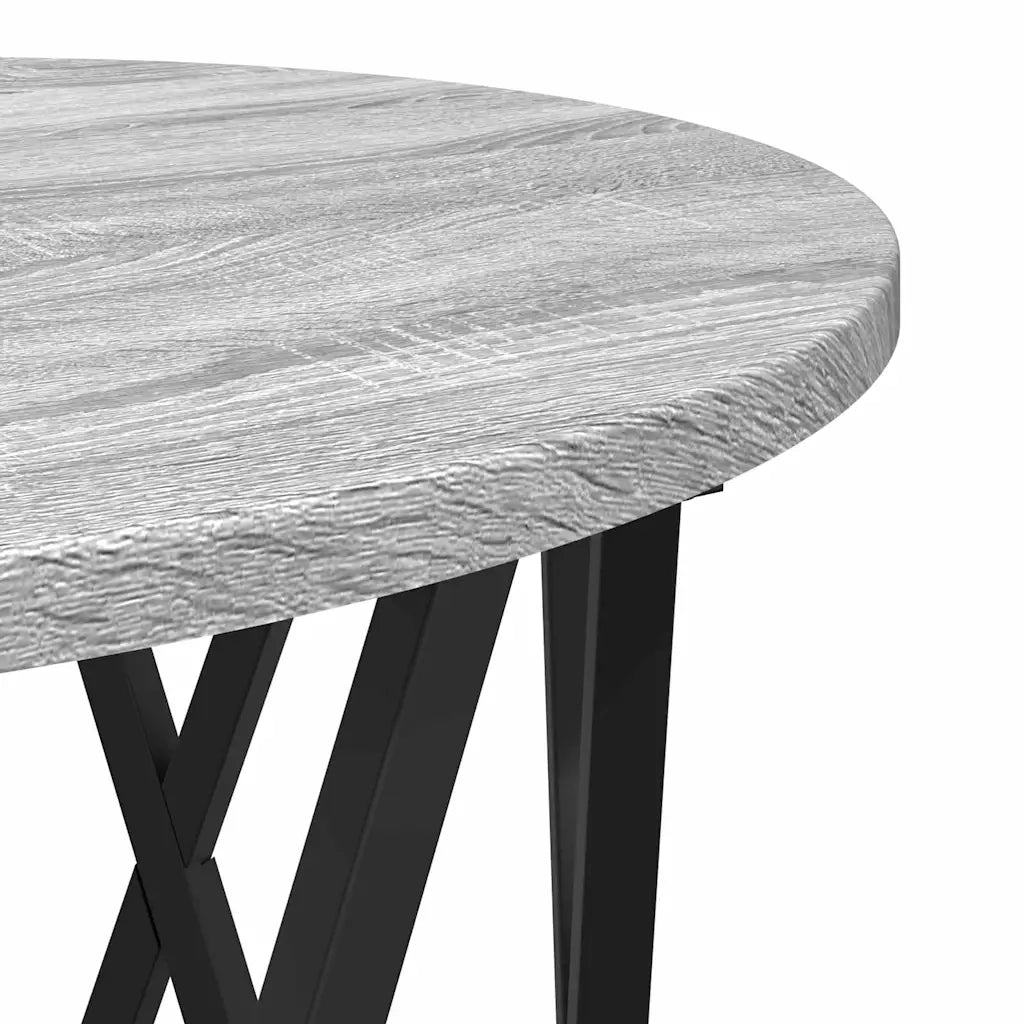 Tavolo Laterale Nesting 3 pcs Grigio Sonoma 868258