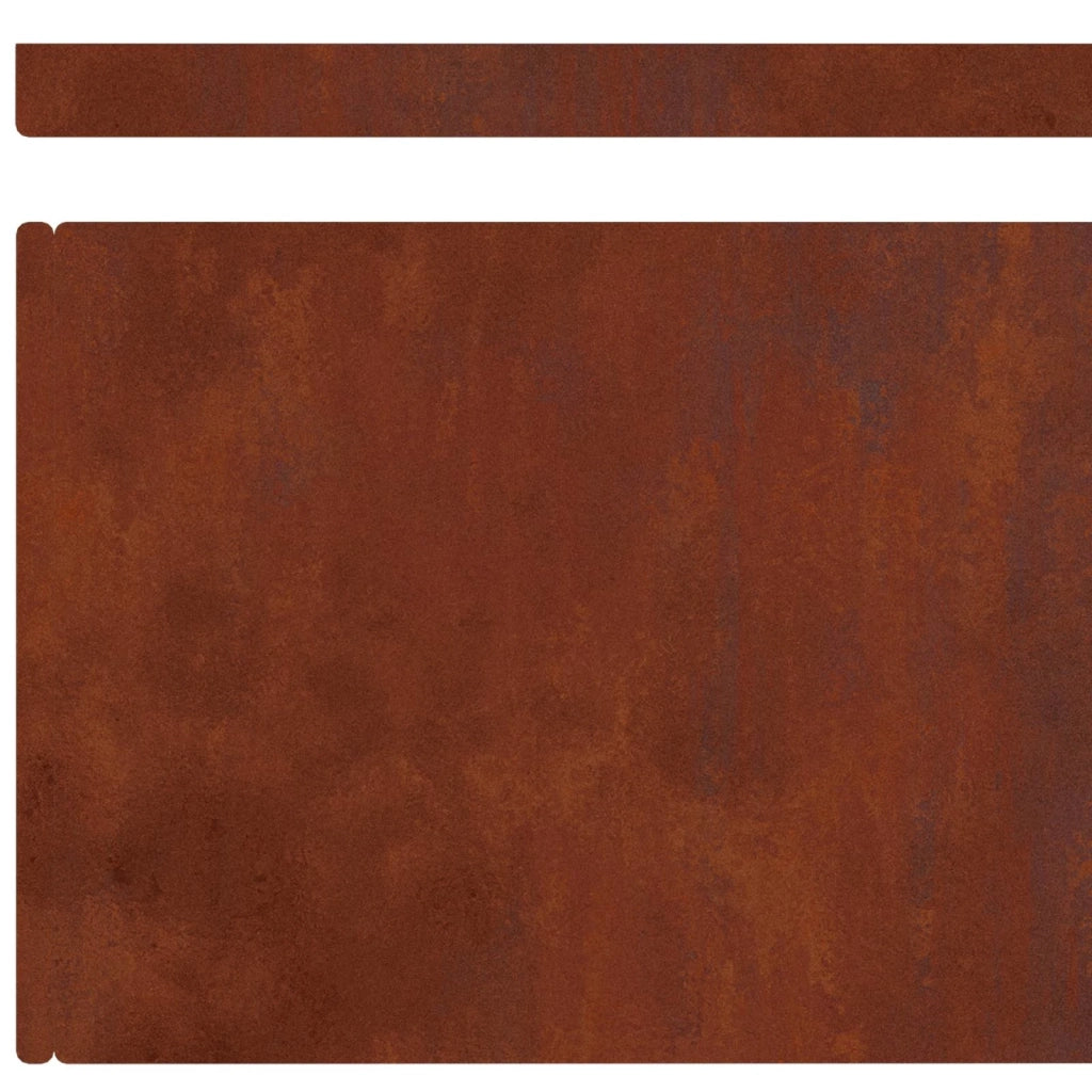 Bordura per Prato 450 x 20 cm Ruggine 868032