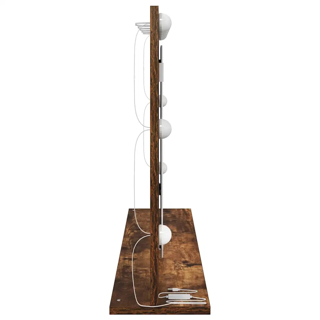 Specchio da Vanit¨¤-Specchio da Trucco Rovere fum¨¦ 100 x 55 x 18 cm