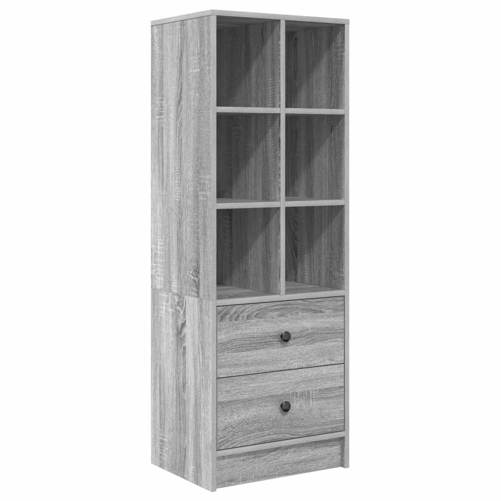 Scrivania con cassetto con lo scaffale 2 pcs Grigio Sonoma 3337302