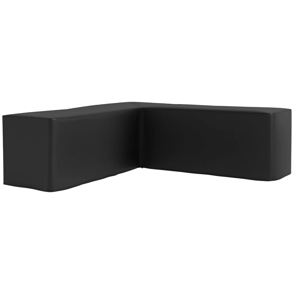 Copertura per Divano Angolare Esterno ¨C Zephmum ¨C Nero 250x250x79 cm