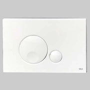 PLACCA DI COMANDO GLOBE DOPPIO TASTO  SATINATA     OLIVER INTERNATIONAL