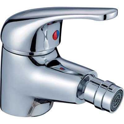 MISCELATORE BIDET SIRIO H23 CROLLA  OTTONE CROMATO + PILETTA 11/4