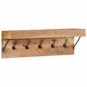 Appendiabiti Marrone 73 x 19 x 23 cm Legno massello di acacia 4102746