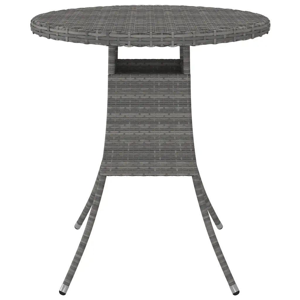 Set Divani da Giardino 5 pz con Cuscini in Polyrattan Grigio 3064907