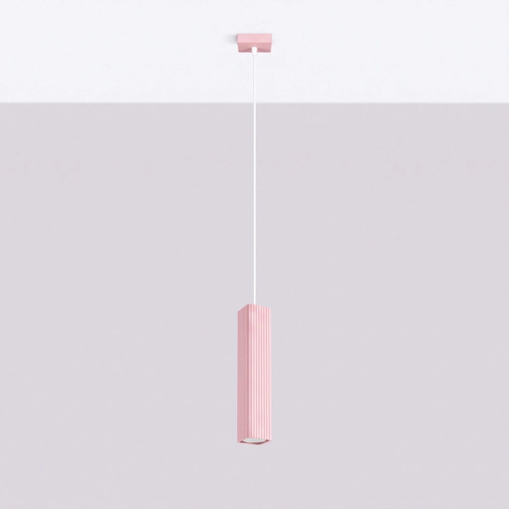 Lampada a sospensione RAYO 1 rosa