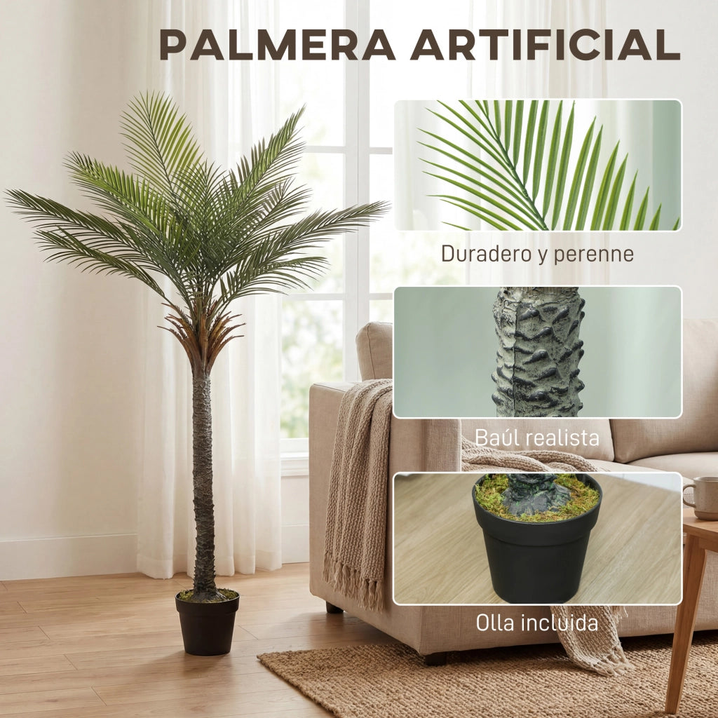 Palma Artificiale Decorativa ¨C Minimal ¨C Verde 180 cm