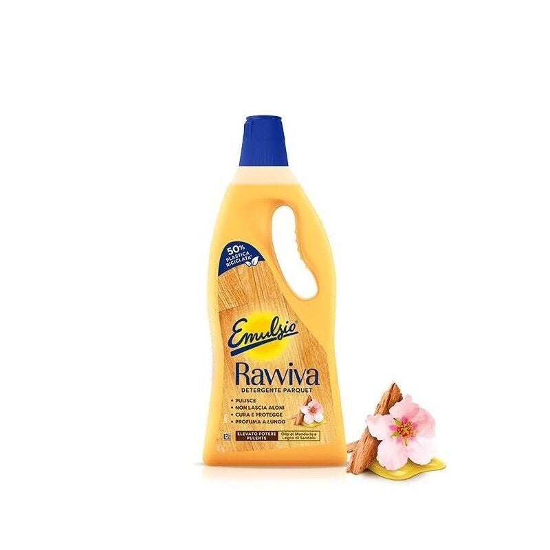 SET 6 EMULSIO PAVIMENTO LIQUIDO 1LT RAVVIVA PARQUET