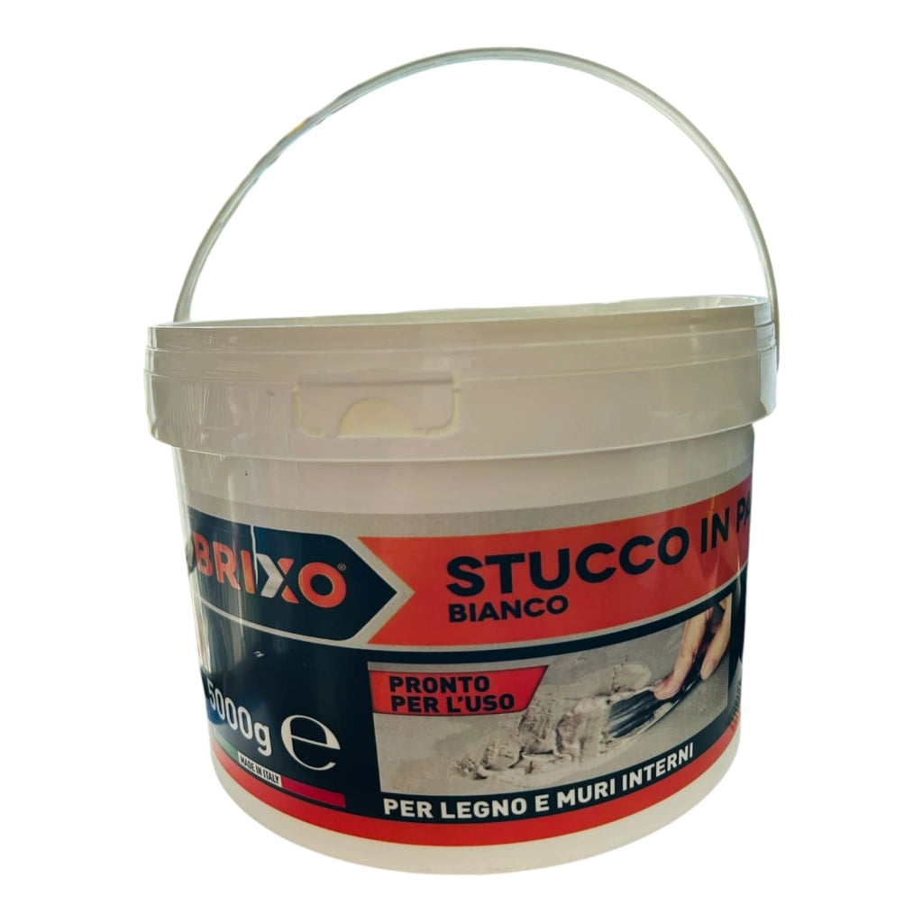 BRIXO - STUCCO IN PASTA BIANCO 5000g - PRONTO ALL'USO