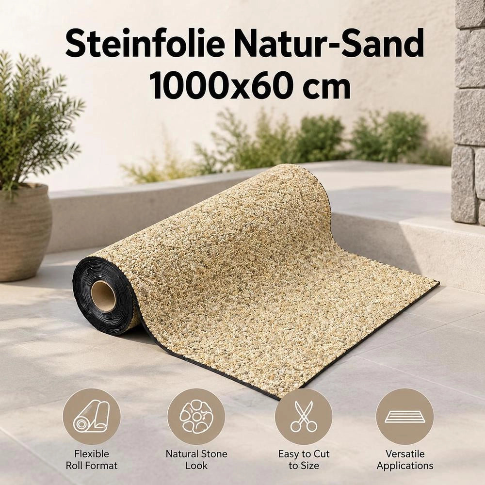 Stone Foil Natural Sand 1000x60 Cm