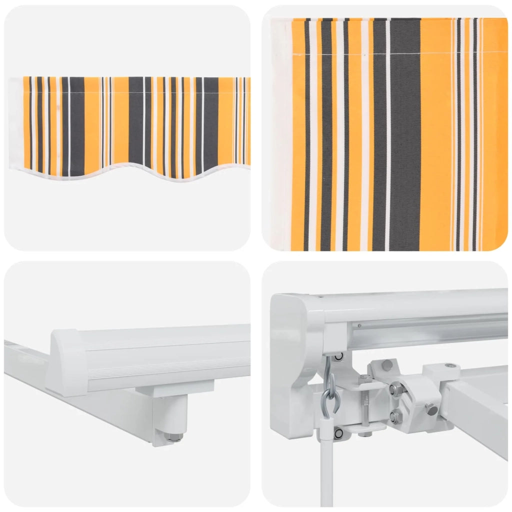 Cornice per Tenda Manuale con LED 4,5 × 3 m 3420659