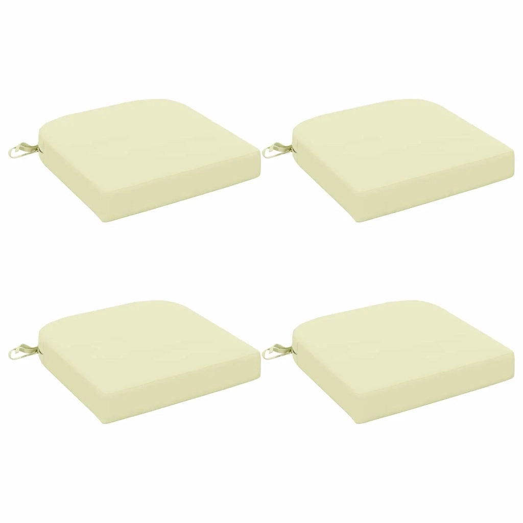 Cuscini per sedile a 4 pezzi SOEST 4 pz 100% Poliestere Crema 945200