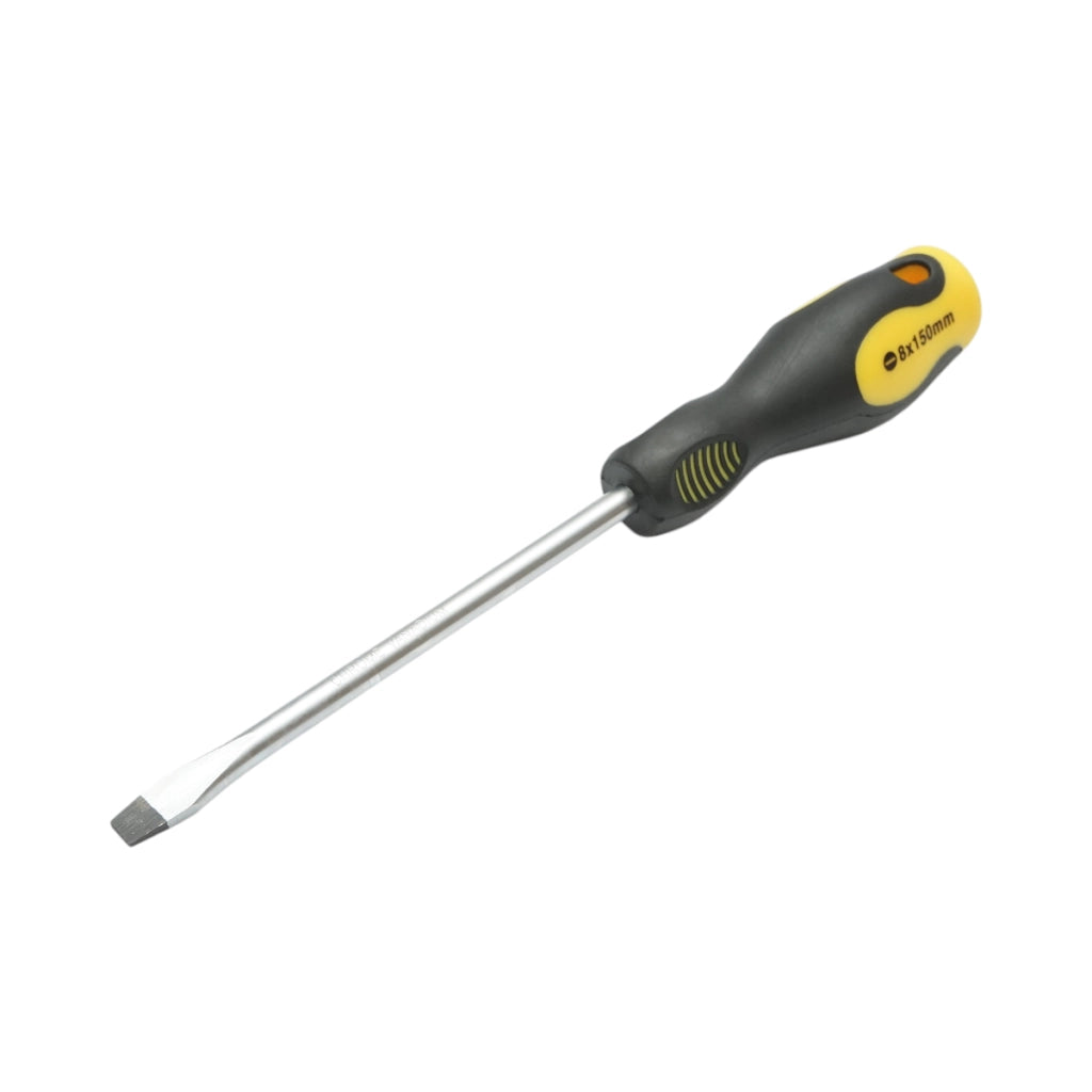 Cacciavite dritto Crownman 8x150mm con punta magnetica professionale Cr-V
