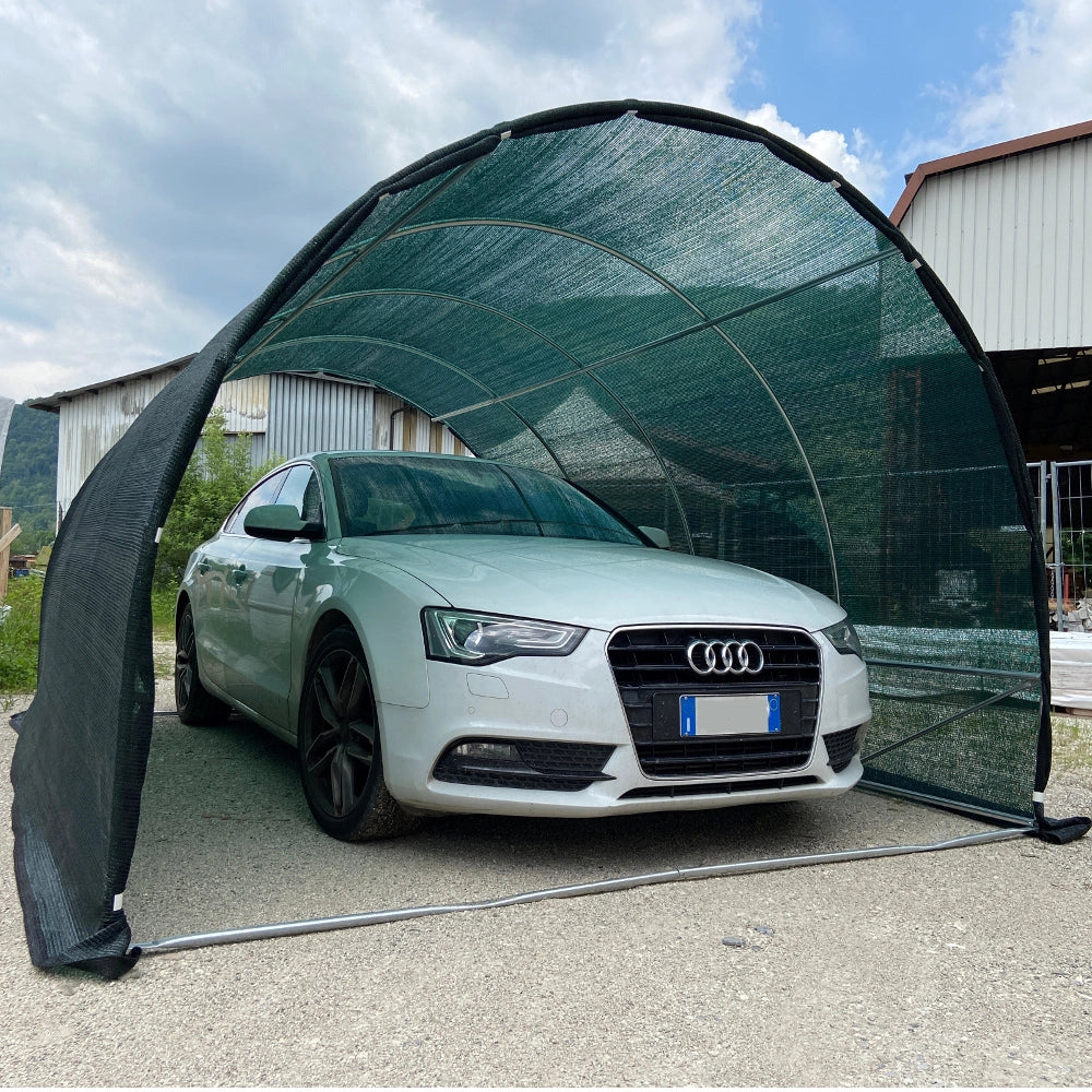 Serra Tunnel Easy SOL 3,5x11m con rete ombreggiante