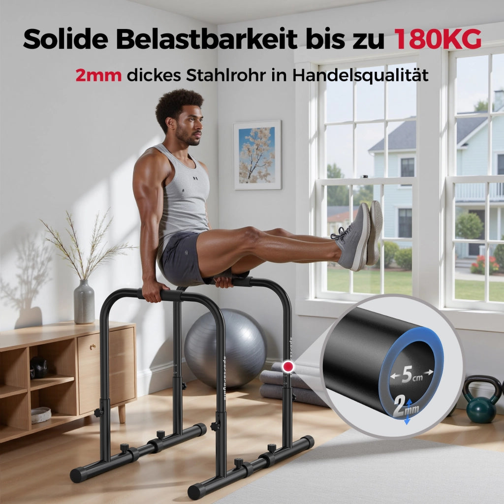 Barre per parallele ¨C Minimal ¨C regolabile 81-96 cm, 400 kg