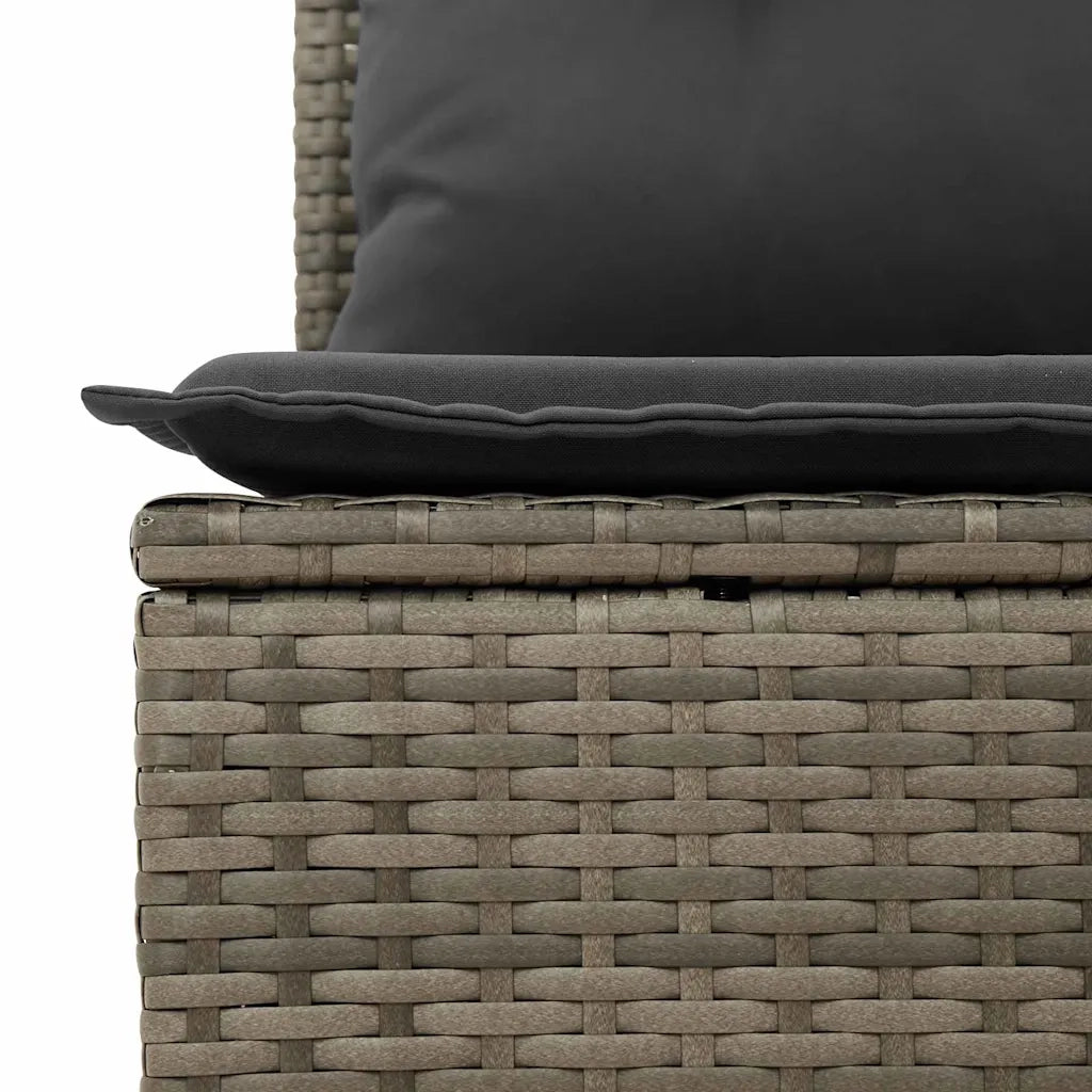 Set Divano da Giardino 8 pcs Grigio polyrattan 3361251
