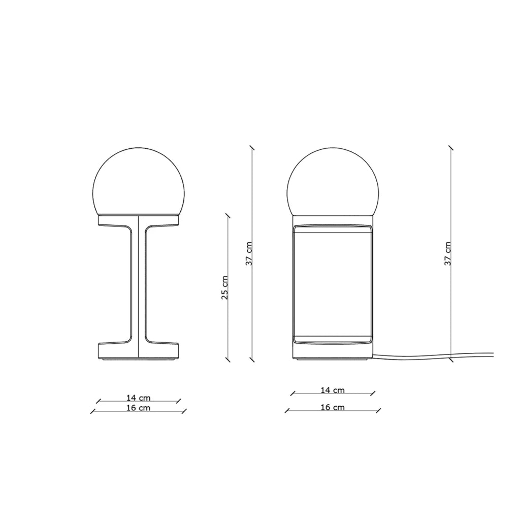 Lampada Da Tavolo Classica Habea Ceramica Crema 1 Luce E14