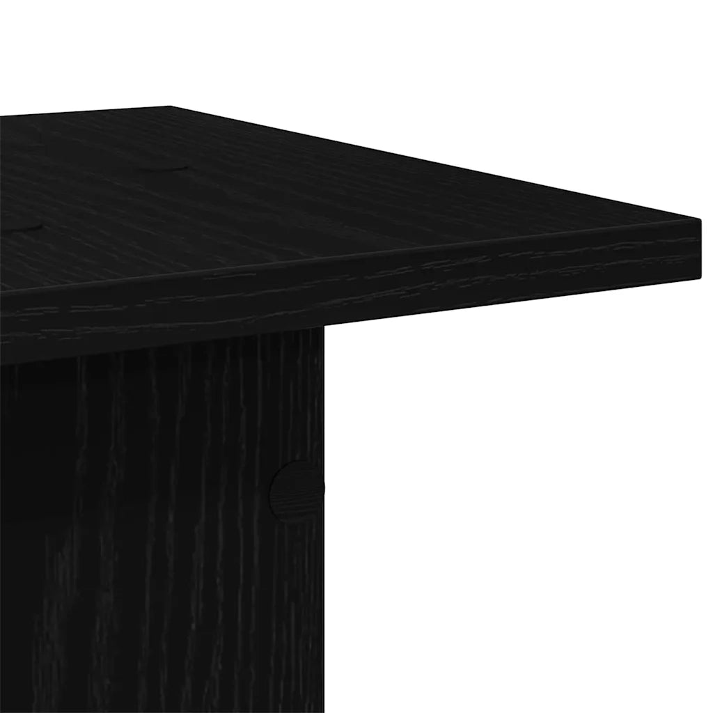 Supporto per piante 2 pz Rovere Nero 30 x 30 x 40 cm 3345113