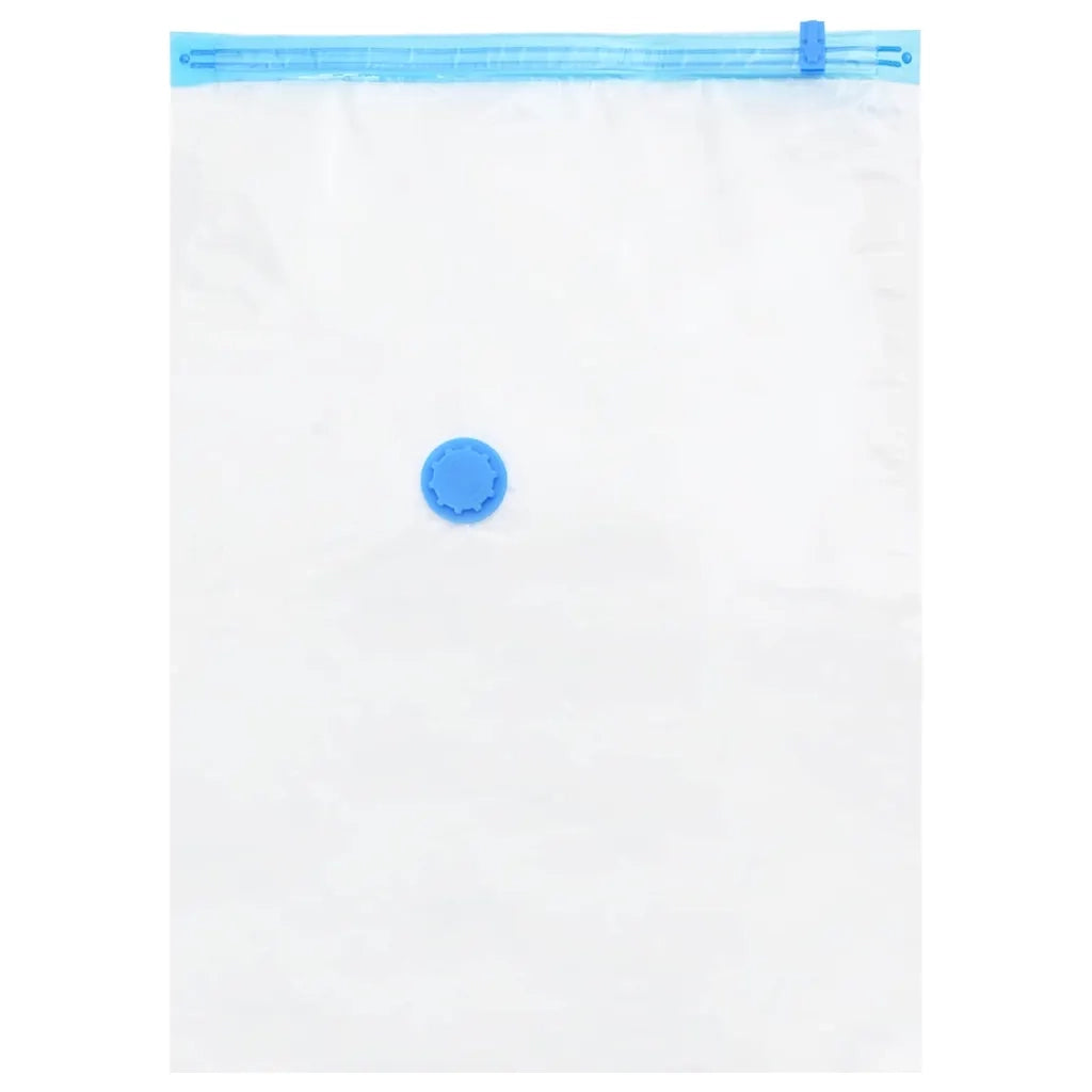 Sacchetti per Stoccaggio 10 pz Trasparente e Blu 70 x 50 cm CFW3483518