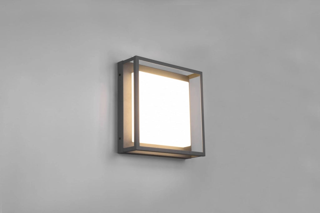 Plafoniera esterna LED Trio Witham antracite 14W IP54