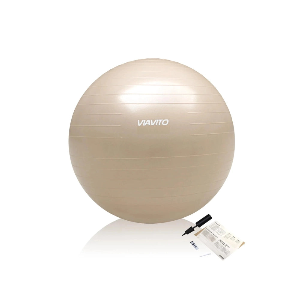 Gym Ball Studio anti-burst 55 cm - Beige - Viavito