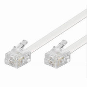 Trade Shop - Cavo Telefonico Rj11 3mt Collegamento Telefonico Prolunga Modem Maxtech Rj11-3.0m -