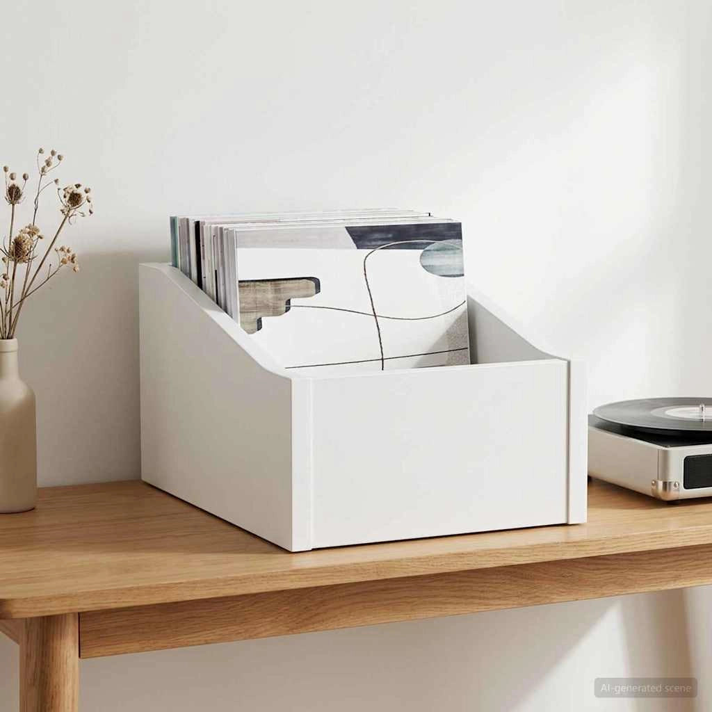 Scatola per dischi LP Bianco 23 x 33 x 16 cm 8012778