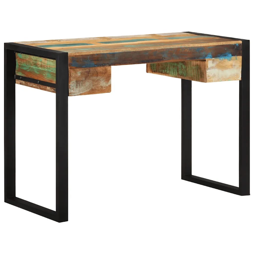 Scrivania in Legno Massello Anticato 243276